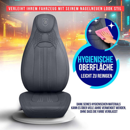 Hunter Autositzbezüge für PKW & SUV, Lacoste-Stoff