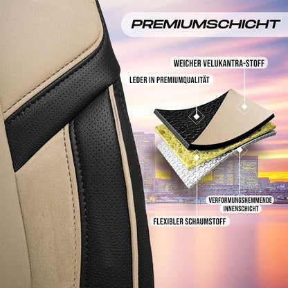 Lizbon Autositzbezüge für PKW & SUV, Alcantara