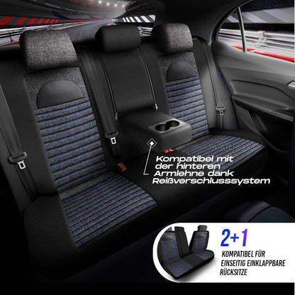 Enzo Autositzbezüge für Mazda 6, Leinen