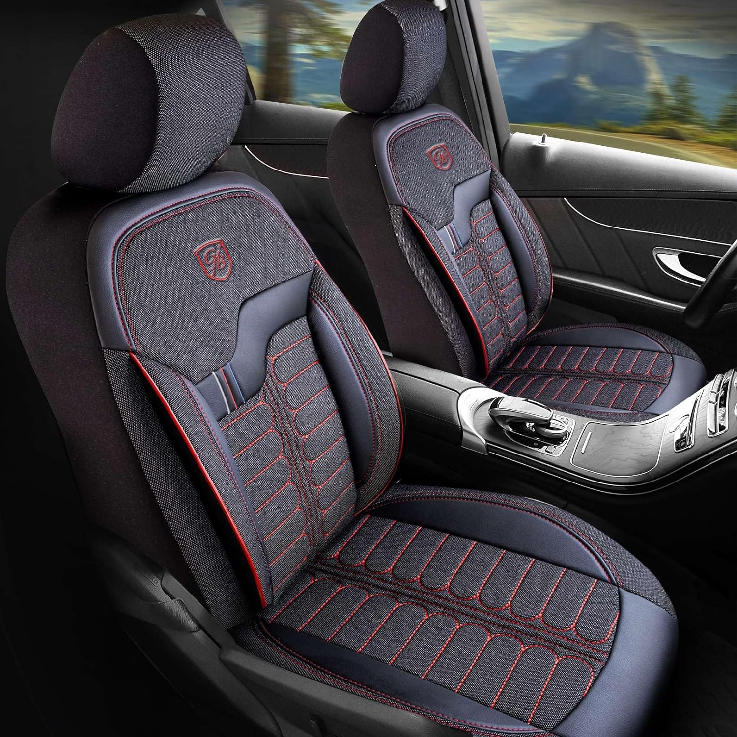 Londra Autositzbezüge für Peugeot 3008, Jacquard Sitzauflage