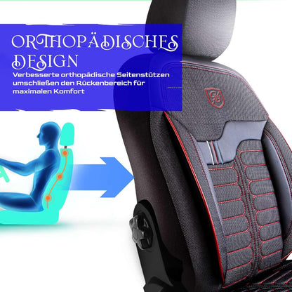 Londra Autositzbezüge für Hyundai i40, Jacquard Sitzauflage