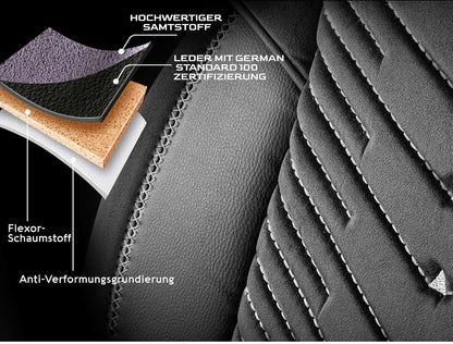 Dubai Autositzbezüge für Mazda 6, Samt