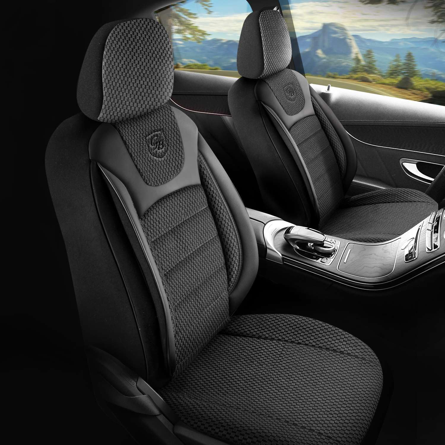 Prestij Autositzbezüge für Land Rover Discovery Sport, Webstoff