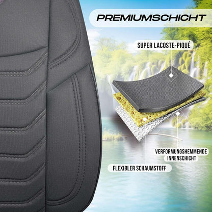 Lechfall Autositzbezüge für Mercedes Benz A-Klasse, Lacoste-Stoff