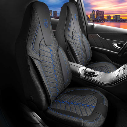 Munich Autositzbezüge für Mazda 3, Leinen