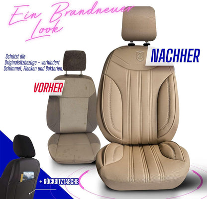 Miami Autositzbezüge für Mazda 6, Leder