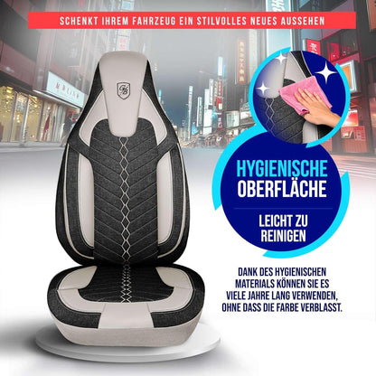 Munich Autositzbezüge für Mercedes Benz W124, Leinen
