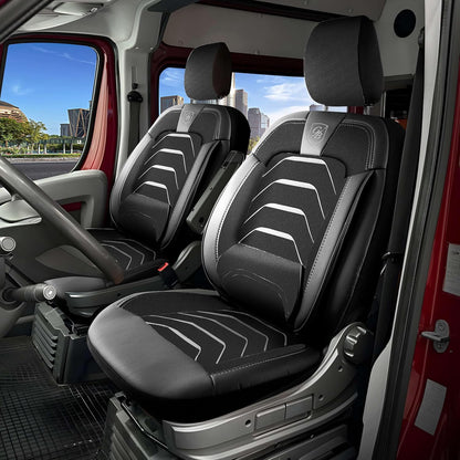 Autositzbezüge Universal 1+1 für Citroen Jumper (2014-2026), Leinen